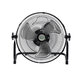 SOLARO-FAN 85352 Solar Fan Αυτόνομος Ηλιακός Επιδαπέδιος Ανεμιστήρας 25W 2 Λειτουργιών Ρεύματος με AC 220-240V ή με Φωτοβολταϊκό Panel 9V 12W & Επαναφορτιζόμενη Μπαταρία Li-ion 7.4V 4400mAh - 12 Ταχύτητες - Ενσωματωμένο USB 2.0 Charger Συσκευών - IP20 - Μ42 x Π20 x Υ35cm - Μαύρο & Ασημί - - 4