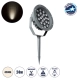 TREELIGHT-RIVA 90365 Σποτ Φωτισμού Ειδικό για Φυτά - Δέντρα με Βάση Κήπου / Καρφωτό LED 24W 2280lm 10° DC 24V Αδιάβροχο IP67 Φ20.5 x Υ6.5cm Φυσικό Λευκό 4500K - Γκρι Ανθρακί - 3 Years Warranty