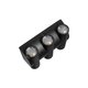 ARC 60680 Μοντέρνο Φωτιστικό Τοίχου - Απλίκα LED 12W 1500lm 30° AC 220-240V Αδιάβροχο IP65 Θερμό Λευκό 2700K - CREE XPE Chip & TÜV SÜD Driver - Μαύρο Ματ - Μ14 x Π4.8 x Υ11.5cm - 5 Χρόνια Εγγύηση - 6
