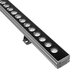 WASHERLUMA GLB-103-0033 Μπάρα Φωτισμού Wall Washer LED 36W 3240lm 30° AC 220-240V Αδιάβροχο IP65 Θερμό Λευκό 2700K - Sanan SMD Chip - Γκρι Ανθρακί Ματ - Μ100 x Π4 x Υ6.5cm - 3 Χρόνια Εγγύηση - 7