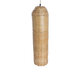 WAIKIKI 02349 Boho Κρεμαστό Φωτιστικό Οροφής Μονόφωτο 1 x E27 AC220-240V IP20 - Φ20 x Υ80cm - Μπεζ Ξύλινο Μπαμπού Καμπάνα - 5 Χρόνια Εγγύηση - 6