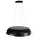 ANATOLIA 61269 Μοντέρνο Κρεμαστό Φωτιστικό Οροφής LED 75W 8625lm 120° AC 220-240V IP20 Ρυθμιζόμενο Λευκό CCT με Χειριστήριο από 2700K έως 6000K Dimmable - Lumileds SMD Chip - Μαύρο Ματ - Μ60 x Π60 x Υ12.5cm - 3 Χρόνια Εγγύηση - 4