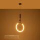 kelvo® GLOW KLV-101-0175 Κρεμαστό Φωτιστικό Οροφής LED 18W 1800lm 360° AC 220-240V IP20 Ρυθμιζόμενο Λευκό CCT με On/Off 2700K/4500K/6000K - Lumileds SMD Chip - Χρυσό Πλατίνα - Μ30 x Π6 x Υ60cm - 3 Χρόνια Εγγύηση - 13