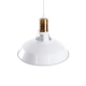 ANER 01072 Vintage Κρεμαστό Φωτιστικό Οροφής με Ντουί 1 x E27 AC 220-240V IP20 - Λευκό & Χρυσό - Μ27.5 x Π27.5 x Υ19cm - 5