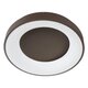 kelvo® SALEM KLV-101-0280 Φωτιστικό Οροφής LED 75W 7500lm 120° AC 220-240V IP20 Ρυθμιζόμενο Λευκό CCT με Χειριστήριο από 2700K έως 6000K Dimmable - Lumileds SMD Chip - Καφέ Ματ - Μ45 x Π45 x Υ8.5cm - 3 Χρόνια Εγγύηση - 5