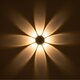 SOL 60796 Μοντέρνο Φωτιστικό Τοίχου - Απλίκα LED 16W 2000lm 30° AC 220-240V Αδιάβροχο IP65 Θερμό Λευκό 2700K - CREE XPE Chip & TÜV SÜD Driver - Μαύρο Ματ - Μ16 x Π5.5 x Υ16cm - 5 Χρόνια Εγγύηση - 8