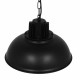 Vintage Industrial Κρεμαστό Φωτιστικό Οροφής Μονόφωτο Μαύρο Μεταλλικό Πλέγμα Φ33  HARROW BLACK 01571 - 5