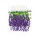 Artificial Garden VIOLET WISTERIA FLOWER BRANCH 21509 Σετ 12 Τεχνητά Διακοσμητικά κλαδιά Βιστέριας Βιολετί Φ45 x Υ120cm