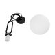 kelvo® BELLISSIMO KLV-101-0373 Κρεμαστό Φωτιστικό Οροφής για Λάμπα με Ντουί E27 AC 220-240V IP20 - Μαύρο Ματ & Λευκό - Μ20 x Π20 x Υ42cm - 9