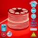70563 OVALE 120° Degree Neon Flex Epistar LED SMD 2835 1m 12W/m 120LED/m 1212lm/m 120° DC 24V Αδιάβροχη IP68 Κόκκινο Dimmable