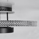 kelvo® DIAMOND KLV-101-0223 Φωτιστικό Οροφής LED 67W 6700lm 360° AC 220-240V IP20 Ρυθμιζόμενο Λευκό CCT με Χειριστήριο από 2700K έως 6000K Dimmable - Lumileds SMD Chip - Μαύρο Ματ - Μ60 x Π40 x Υ14cm - 3 Χρόνια Εγγύηση - 7