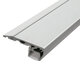 STAIR-PROFILE 70823-1M Προφίλ Αλουμινίου - Βάση & Ψύκτρα Ταινίας LED με Λευκό Γαλακτερό Κάλυμμα - Χρήση σε Σκαλοπάτια - Πατητό Κάλυμμα - Ασημί - 1 Μέτρο - Μ100 x Π6 x Υ2.1cm - 6