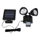 85712 Μαύρο Αυτόνομο Ηλιακό Φωτιστικό LED SMD 10W 150lm με Ενσωματωμένη Μπαταρία 1200mAh - Φωτοβολταϊκό Πάνελ με Αισθητήρα Ημέρας-Νύχτας και PIR Αισθητήρα Κίνησης Αδιάβροχο IP54 Ψυχρό Λευκό 6000K - 17