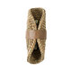 GUAVA 02222 Boho Φωτιστικό Τοίχου - Απλίκα Μονόφωτο 1 x E27 AC220-240V IP20 - Μ11 x Π13 x Υ30cm - Μπεζ Ξύλινο Μπαμπού Πλέγμα - 5 Χρόνια Εγγύηση - 4