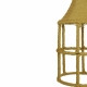 Vintage Κρεμαστό Φωτιστικό Οροφής Μονόφωτο Πλέγμα με Μπεζ Σχοινί Φ22  YUBA 01612 - 8