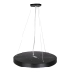  CASPER 61019 Μοντέρνο Κρεμαστό Φωτιστικό Οροφής LED 76W 8372lm 120° AC 220-240V IP20 Ρυθμιζόμενο Λευκό CCT με Χειριστήριο από 2700K έως 6000K Dimmable - Lumileds SMD Chip - Μαυρό Ματ - Μ45 x Π45 x Υ5.5cm - 3 Χρόνια Εγγύηση - 6