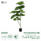 Artificial Garden FICUS RELIGIOSA TREE 20378 Τεχνητό Διακοσμητικό Φυτό Ιερή Συκή Υ150cm