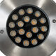 UNDERGROUND-SINA 90571 Χωνευτό Φωτιστικό Σποτ Δαπέδου LED 18W 1620lm 15° DC 24V Αδιάβροχο IP68 Φ20 x Υ11cm Θερμό Λευκό 2700K - Ανοξείδωτο Ατσάλι - 3 Χρόνια Εγγύηση - 7