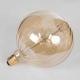  PUMPKIN 99211 Λάμπα E27 G150 LED 1.6W 140lm 360° AC 220-240V IP20 Ultra Θερμό Λευκό 2200K - Diode HP Filament Chip - Μελί - Μ15 x Π15 x Υ19cm - 3 Χρόνια Εγγύηση - 4