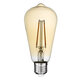 99046 Λάμπα LED Long Filament E27 ST64 Αχλάδι 8W 720lm 360° AC 220-240V IP20 Φ6.4 x Υ14cm Ultra Θερμό Λευκό 2200K με Μελί Γυαλί - Dimmable - 3 Years Warranty - 2