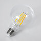 99084 Λάμπα LED Long Filament E27 G95 Γλόμπος 4W 840lm 360° AC 220-240V IP20 Φ9.5 x Υ13.8cm Θερμό Λευκό 2700K με Διάφανο Γυαλί - Pro Series 210lm/W - A Ενεργειακή Κλάση - 3 Χρόνια Εγγύηση - 3