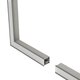 ALP-CORNER-SIDE90 RECESSA 61790 Χωνευτό Προφίλ Αλουμινίου Γωνία με Λευκό Γαλακτερό Πατητό Κάλυμμα για Ταινίες LED IP20 - Γκρι Ανθρακί Ματ - Μ30 x Π3.5 x Υ4cm - 2