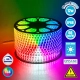 70507 Slim Ταινία Μονής Σειράς Epistar LED SMD 5050 1m 12W/m 60LED/m 1572lm/m 120° DC 230V Αδιάβροχη IP68 RGB Dimmable - 1