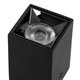 LUMINAR SUPERIOR 60320 Επιφανειακό LED Spot Downlight TrimLess 3W 420lm 36° AC 220-240V IP20 Μ4.2 x Π4.2 x Υ6.6cm - Μαύρο με Κάτοπτρο Χρωμίου - Φυσικό Λευκό 4500K - Bridgelux High Lumen Chip Gen2 - TÜV Certified Driver - 5 Years Warranty - 7