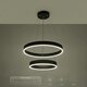kelvo® VENOM KLV-101-0196-V2 Κρεμαστό Φωτιστικό Οροφής LED 75W 7500lm 120° AC 220-240V IP20 Ρυθμιζόμενο Λευκό CCT με Χειριστήριο από 2700K έως 6000K Dimmable - Lumileds SMD Chip - Μαύρο Ματ - Μ60 x Π60 x Υ40cm - 3 Χρόνια Εγγύηση - 15