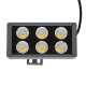 FLOODDANY 90376 Προβολέας Σποτ Wall Washer LED 24W 2760lm 5° DC 24V Αδιάβροχο IP65 Φυσικό Λευκό 4500K Dimmable - CREE XPE Chip - Γκρι Ανθρακί - Μ16 x Π9.5 x Υ7.5cm - 3 Χρόνια Εγγύηση - 6
