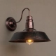 RAY 01052 Vintage Φωτιστικό Τοίχου - Απλίκα με Ντουί 1 x E27 AC 220-240V IP20 - Χάλκινο Εφέ Σκουριάς - Μ35 x Π40 x Υ32cm - 2