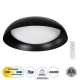 ANATOLIA 61264 Μοντέρνο Φωτιστικό Οροφής LED 75W 8625lm 120° AC 220-240V IP20 Ρυθμιζόμενο Λευκό CCT με Χειριστήριο από 2700K έως 6000K Dimmable - Lumileds SMD Chip - Μαύρο Ματ - Μ60 x Π60 x Υ13cm - 3 Χρόνια Εγγύηση
