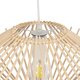 SASSO 999-0201 Boho Κρεμαστό Φωτιστικό Οροφής με Ντουί 1 x E27 AC 220-240V IP20 - Μπεζ - Μ50 x Π50 x Y23cm - 7