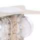  WALLLIGHT-CINA 90658 Μοντέρνο Φωτιστικό Τοίχου - Απλίκα LED 10W 1100lm 10° AC 220-240V Αδιάβροχο IP65 Θερμό Λευκό 2700K - CREE COB Chip & TÜV SÜD Driver - Μπεζ - Μ18.5 x Π18.5 x Υ8.5cm - 3 Χρόνια Εγγύηση - 8