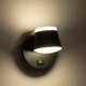 REGENCY 61375 Μοντέρνο Φωτιστικό Τοίχου - Απλίκα Ξενοδοχείου Bed Side LED 8W 920lm 120° AC 220-240V - Reading Up/Down Light - Φορτιστής USB 3A - Μ12 x Π12 x Υ13cm - Φυσικό Λευκό 4500K - Γκρι Ανθρακί - 7