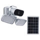 86044 Αυτόνομος Ηλιακός Προβολέας LED SMD 24W 1200lm με IP Camera 1080P 2MP WiFi 150° Μοιρών - Ενσωματωμένη Μπαταρία 3200mAh - Φωτοβολταϊκό Πάνελ - Αισθητήρα Ημέρας-Νύχτας & Ρύθμιση Χρόνου Ανάμματος - Αδιάβροχος IP66 Ψυχρό Λευκό 6000K - Ασημί