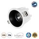 DUSTY 60340 Χωνευτό Downlight Σποτ LED 12W 1380lm 45° AC 220-240V Αδιάβροχο IP65 Φυσικό Λευκό 4500K - Bridgelux COB Chip & TÜV SÜD Driver - Λευκό & Μαύρο Ματ - Μ8 x Π8 x Υ7.5cm / Q7.5cm - 5 Χρόνια Εγγύηση