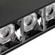 LUMINAR SUPERIOR 60324 Επιφανειακό LED Spot Downlight TrimLess 12W 1680lm 36° AC 220-240V IP20 Μ11.8 x Π4.2 x Υ6.6cm - Μαύρο με Κάτοπτρο Χρωμίου - Φυσικό Λευκό 4500K - Bridgelux High Lumen Chip Gen2 - TÜV Certified Driver - 5 Years Warranty - 8