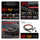 85330 Car Backlit LED Strip Εύκαμπτη Ταινία 150cm Σήμανσης DRL Αυτοκινήτου 6 Προγραμμάτων Φωτισμού LED SMD 2835 80W DC 12V Αδιάβροχη IP68 Πορτοκαλί - Κόκκινο - Ψυχρό Λευκό 6000K - 9
