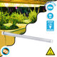 85962 Linear Grow Light Hydro Full Spectrum LED Γραμμικό Φωτιστικό Ανάπτυξης Φυτών Υδροπονικού Θερμοκηπίου 60cm SMD 2835 40W 160° AC230V IP54 Εσωτερικού Χώρου για Κάλυψη Επιφάνειας 0.6m x 0.6m Πλήρους Φάσματος Φωτισμού