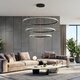 kelvo® DIAMOND KLV-101-0241 Κρεμαστό Φωτιστικό Οροφής LED 150W 15000lm 180° AC 220-240V IP20 Ρυθμιζόμενο Λευκό CCT με Χειριστήριο από 2700K έως 6000K Dimmable - Lumileds SMD Chip - Μαύρο Ματ - Μ100 x Π100 x Υ100cm - 3 Χρόνια Εγγύηση - 2