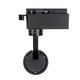 LUGANO 60804 Μονοφασικό Σποτ Ράγας LED 10W 1250lm 36° AC 220-240V IP20 Φυσικό Λευκό 4500K - Bridgelux COB Chip & TÜV SÜD Driver - Eurotrack 1PH - Μαύρο Ματ - Μ8.5 x Π5 x Υ18cm - 5 Χρόνια Εγγύηση - 8