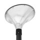TOPIS GLB-103-0020 Φωτιστικό Κεφαλής Post Top Πλατείας/Πάρκου/Κήπου LED 50W 4500lm 360° AC 220-240V Αδιάβροχο IP65 Θερμό Λευκό 2700K - Sanan SMD Chip - Μαύρο Ματ - Μ50 x Π50 x Υ39cm - 3 Χρόνια Εγγύηση - 1