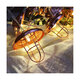 79807 Διακοσμητική Γιρλάντα Bronze Lamp 2 Μέτρα με Διακόπτη On/Off - 10 LED 3W με Μπαταρίες 2xAA & Διάφανο Καλώδιο Αδιάβροχη IP44 Θερμό Λευκό 2700K Μ2m - 6