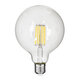 99055 Λάμπα LED Long Filament E27 G125 Γλόμπος 12W 1320lm 360° AC 220-240V IP20 Φ12.5 x Υ18cm Φυσικό Λευκό 4000K με Διάφανο Γυαλί - Dimmable - 3 Years Warranty - 2