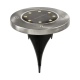  SEEDS 71503 Διακοσμητικό Φωτιστικό Κήπου LED 3W 120lm 60° DC 5V με Φωτοβολταϊκό Panel 5V 0.1W & Επαναφορτιζόμενη Μπαταρία Li-ion 3.2V 600mAh Αδιάβροχο IP65 Θερμό Λευκό 2700K - Πακέτο 4 Τεμαχίων - Μ12 x Π12 x Υ13cm - 2 Χρόνια Εγγύηση - 2