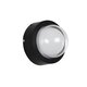 kelvo® NEXA KLV-101-0249 Φωτιστικό Τοίχου / Απλίκα LED 6W 360lm 180° AC 220-240V Αδιάβροχο IP65 Μπλε - Sanan SMD Chip & TÜV SÜD Driver - Μαύρο Ματ - Μ11 x Π8.5 x Υ11cm - 5 Χρόνια Εγγύηση - 3