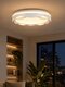 LOTUS GLB-101-0101-V2 Μοντέρνο Φωτιστικό Οροφής LED 72W 7200lm 120° AC 220-240V IP20 Ρυθμιζόμενο Λευκό CCT με Χειριστήριο από 2700K έως 6000K Dimmable - Lumileds SMD Chip - Λευκό Ματ - Μ50 x Π50 x Υ9.5cm - 3 Χρόνια Εγγύηση