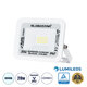 ATLAS 61407 Επαγγελματικός Προβολέας LED 20W 2500lm 120° AC 220-240V - Αδιάβροχος IP67 - Μ12 x Π2.5 x Υ9.5cm - Λευκό - Ψυχρό Λευκό 6000K - LUMILEDS Chips - TÜV Rheinland Certified