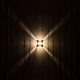  WALLLIGHT-CINA 90658 Μοντέρνο Φωτιστικό Τοίχου - Απλίκα LED 10W 1100lm 10° AC 220-240V Αδιάβροχο IP65 Θερμό Λευκό 2700K - CREE COB Chip & TÜV SÜD Driver - Μπεζ - Μ18.5 x Π18.5 x Υ8.5cm - 3 Χρόνια Εγγύηση - 10